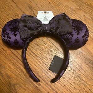 NWT Disney Haunted Mansion Wallpaper Ear Headband - Adult Size (One Size)